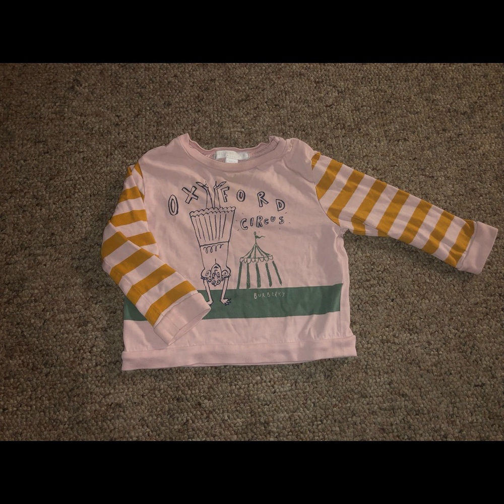 Long sleeve Burberry shirt (12months)